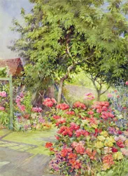 De tuin van de kunstenaar